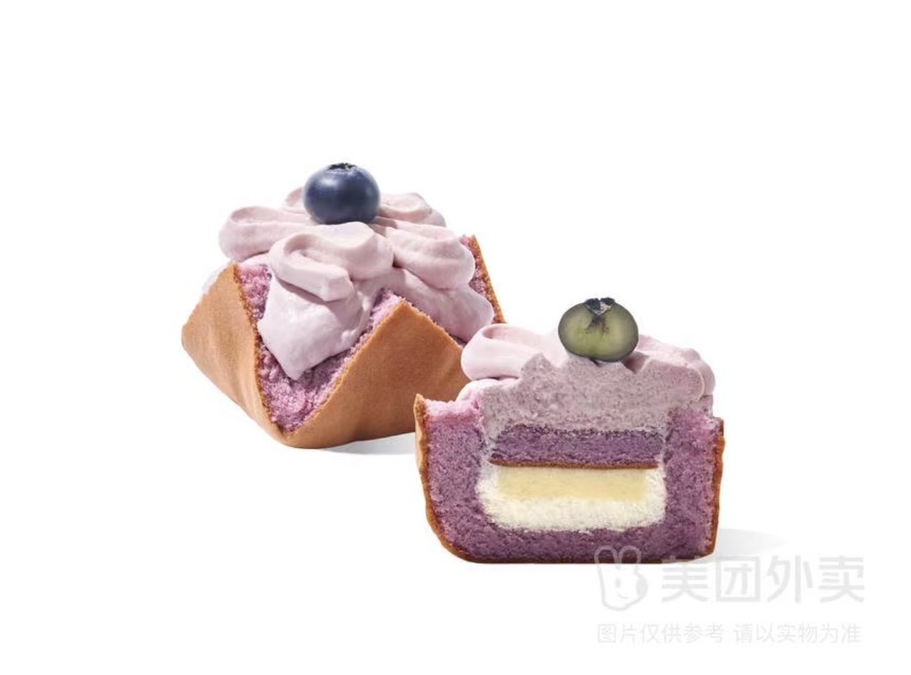 蓝莓布蕾爆浆蛋糕